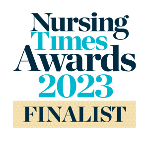 Nursing Times Awards 2023 Finalist logo
